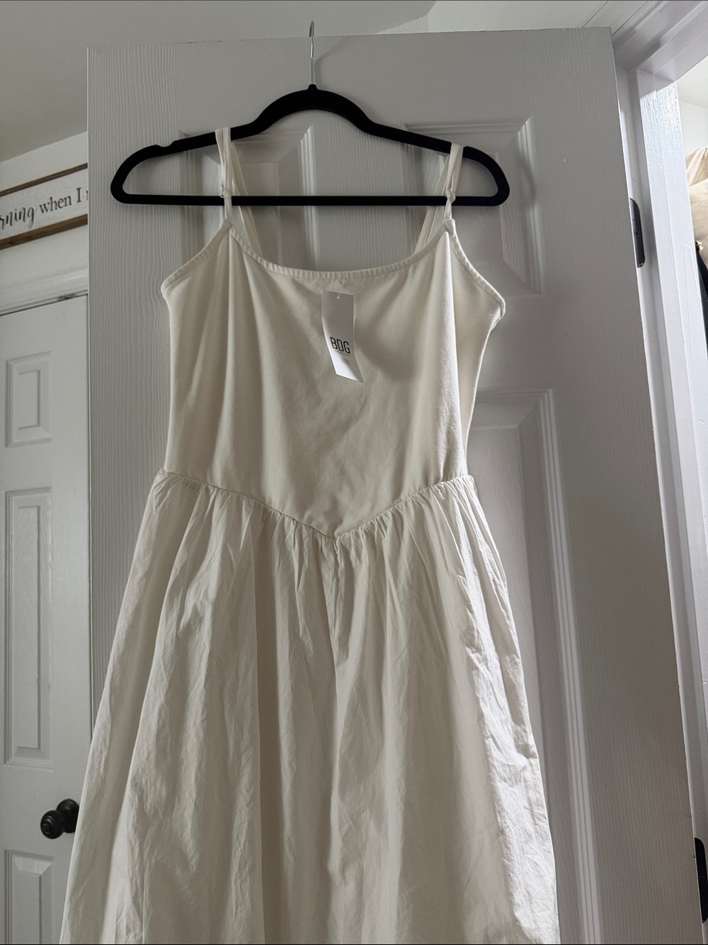 BDG white midi dress